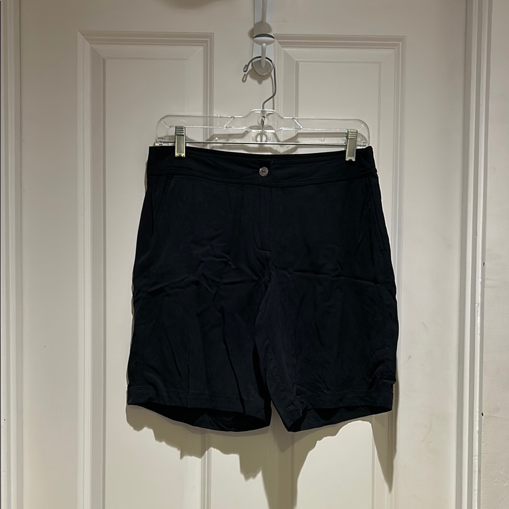 Tommy Bahama Black 100% Silk Shorts